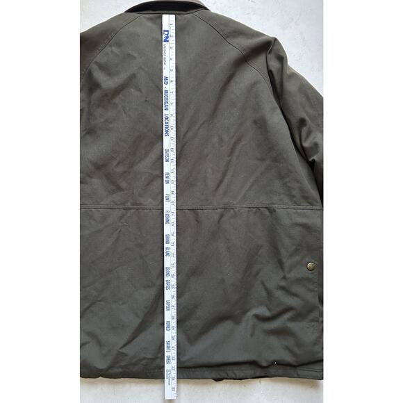 Le Chameau Men’s XXXL Hunting Field Jacket Coat Olive Green Cordura Plaid - Picture 15 of 16